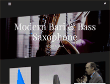 Tablet Screenshot of modernbarisax.com